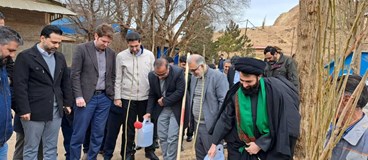 🌲کاشت ۳ هزار اصله نهال در محوطه کارخانه تامین ماسه ریخته گری 